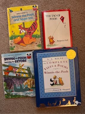 Bundle of 4 Vintage Winnie the Pooh books